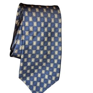 Nautica blue silk tie